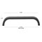 Gliderite Hardware 5-1/16 in. Center to Center Curved Bar Pull Matte Black 4843-128-MB-1 - alternate 4